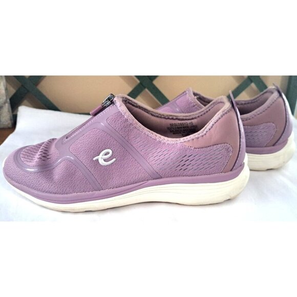 Easy Spirit Women's 9.5 Wide GLOSSY2 Purple Slip-On Walking Sneakers - Picture 3 of 9
